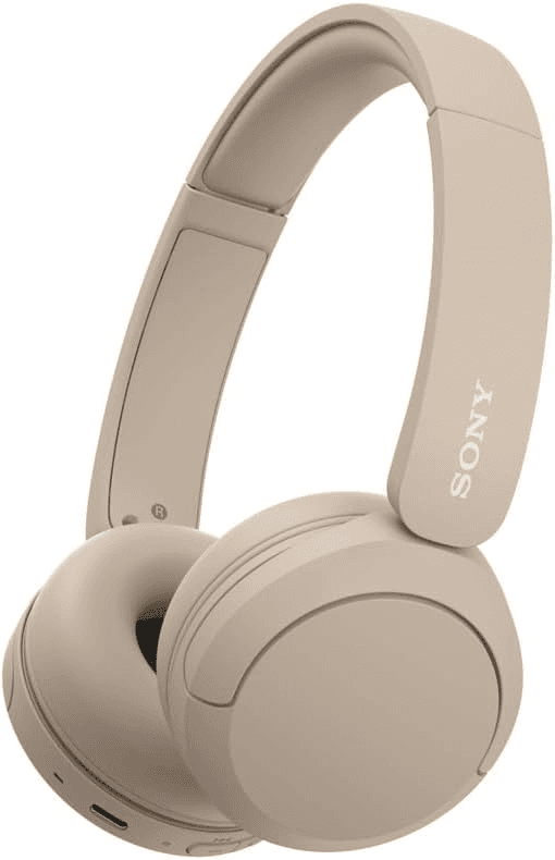 Sony WH-CH520 Wireless On-Ear Headphones, Cappuccino
