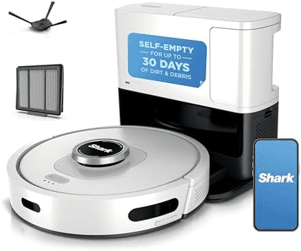Shark Matrix Clean Robot Vacuum Cleaner with Powerful Suction for Pet Hair, Rugs, Carpets & Hard Floors Self-Empty Base 60-Day Capacity Voice Contr... image 2
