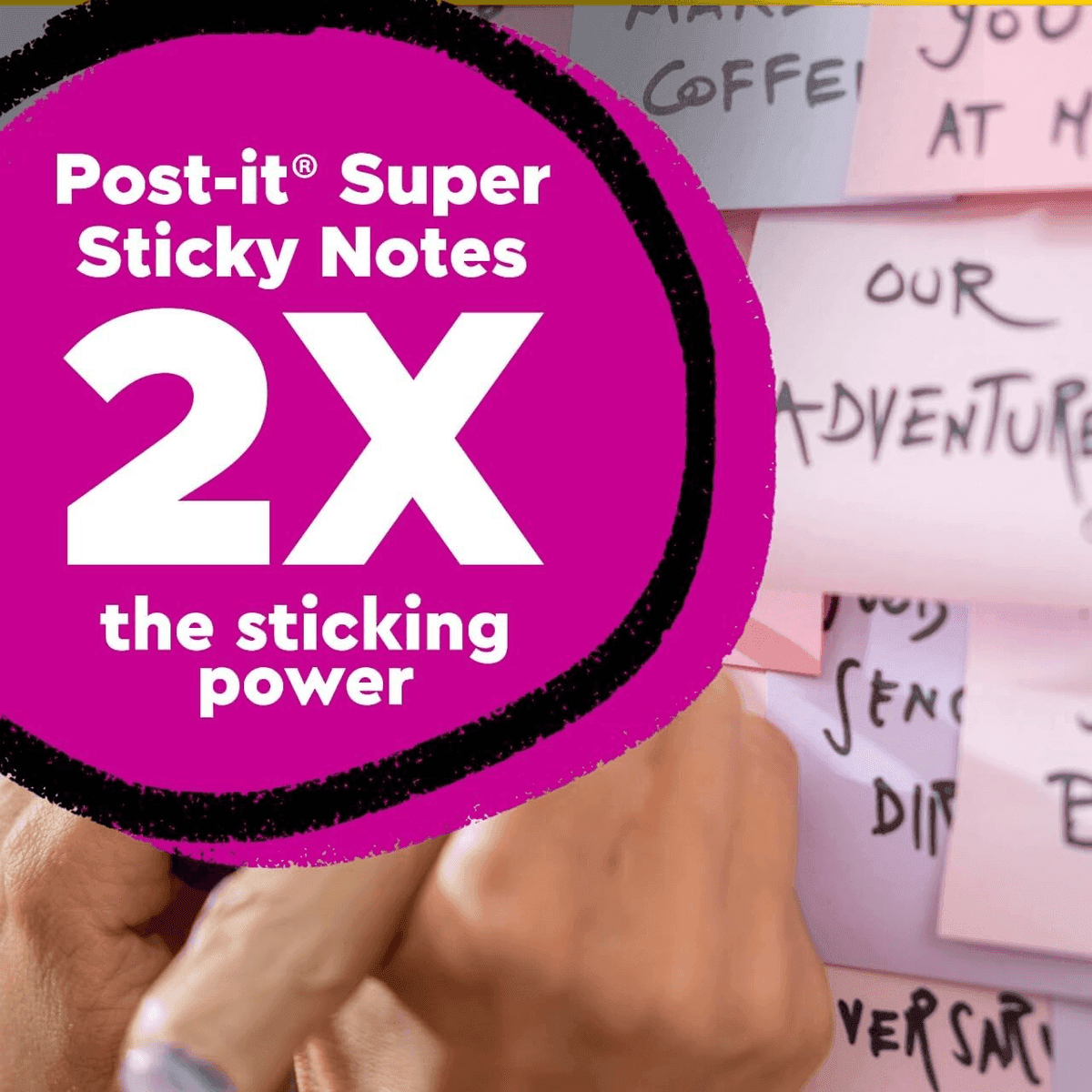 Post-it Super Sticky Recycled Lined Notes, 4 x 4 Inch, 6 Pads image 3