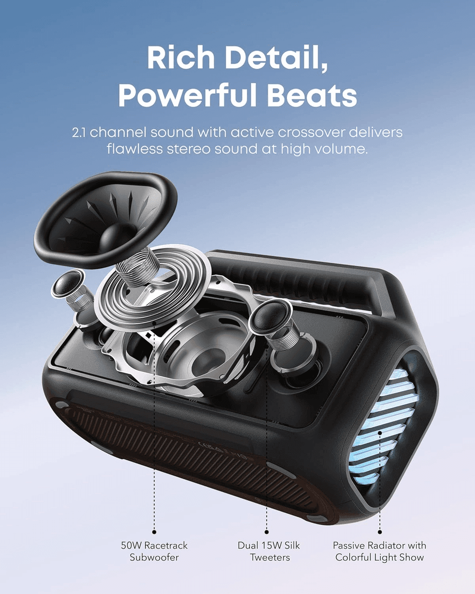 Soundcore Boom 2 80W Bluetooth Speaker for $89.99 image 3