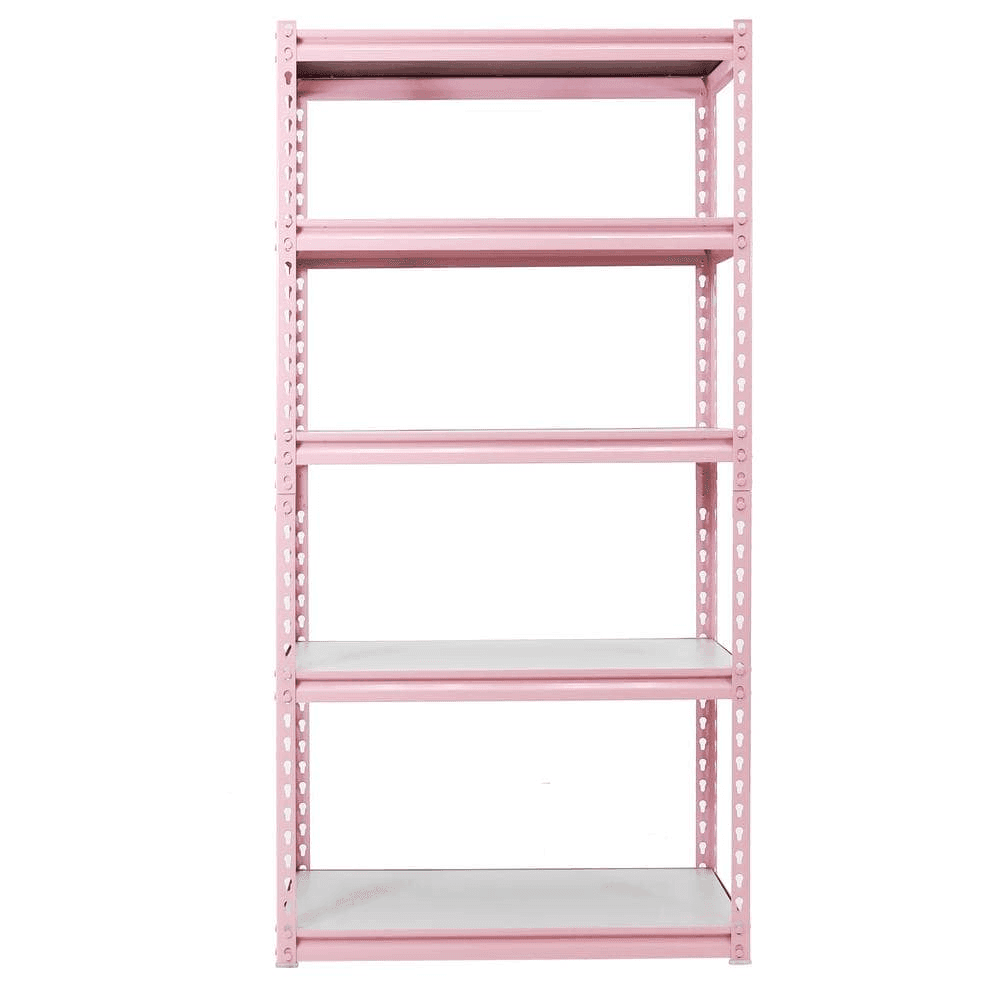 KING'S RACK Pink 5-Tier Steel Storage Rack for $69.99 image 3