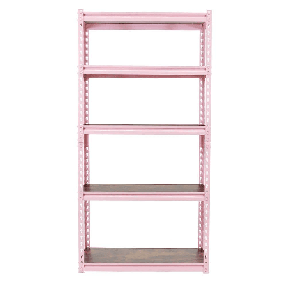 KING'S RACK Pink 5-Tier Steel Storage Rack for $69.99 image 4