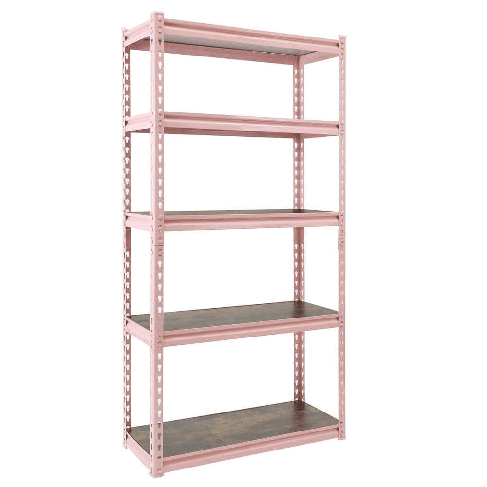 KING'S RACK Pink 5-Tier Steel Storage Rack for $69.99 image 2