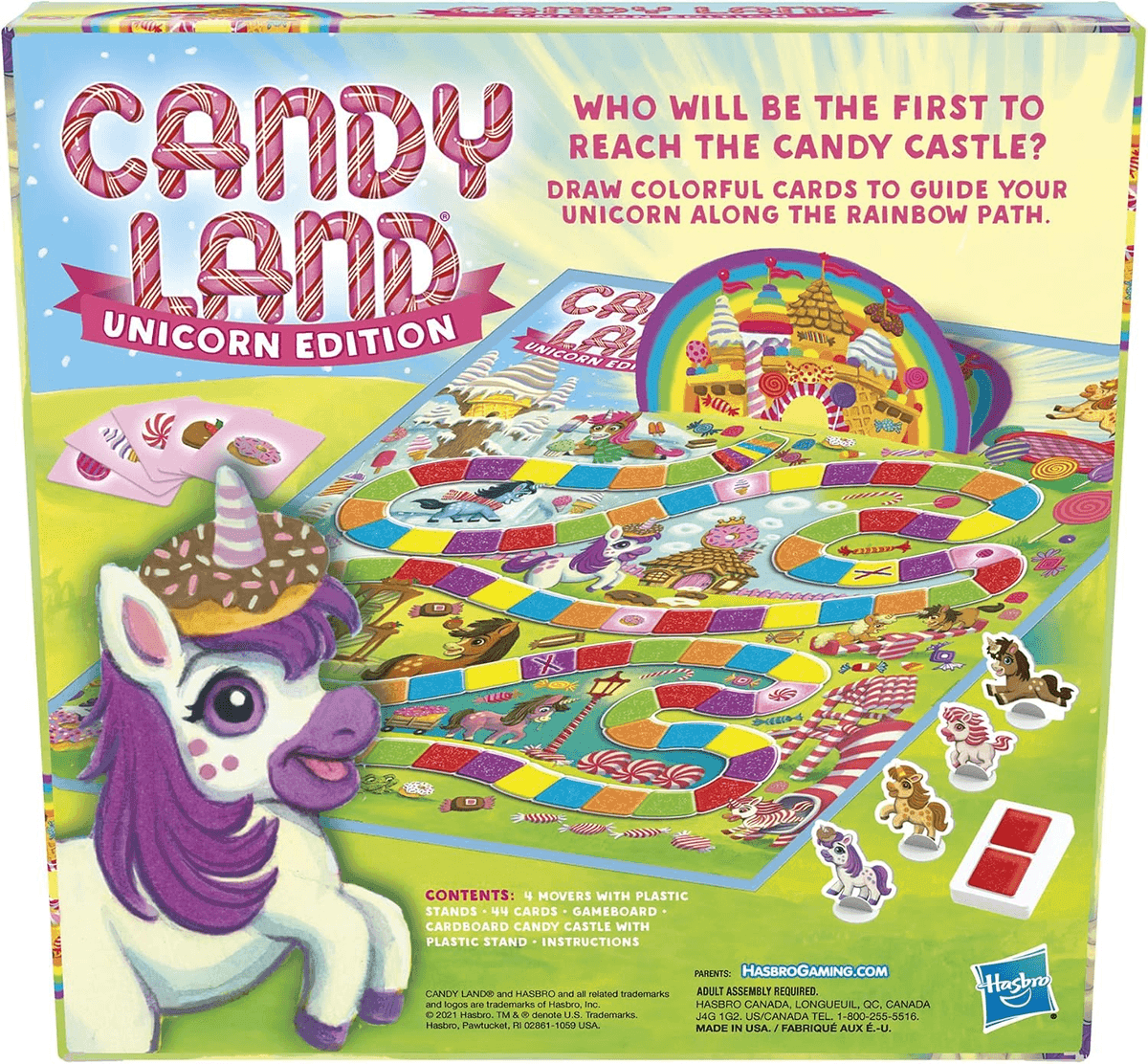 Hasbro Candy Land Unicorn Edition Board Game for $10.49 image 2