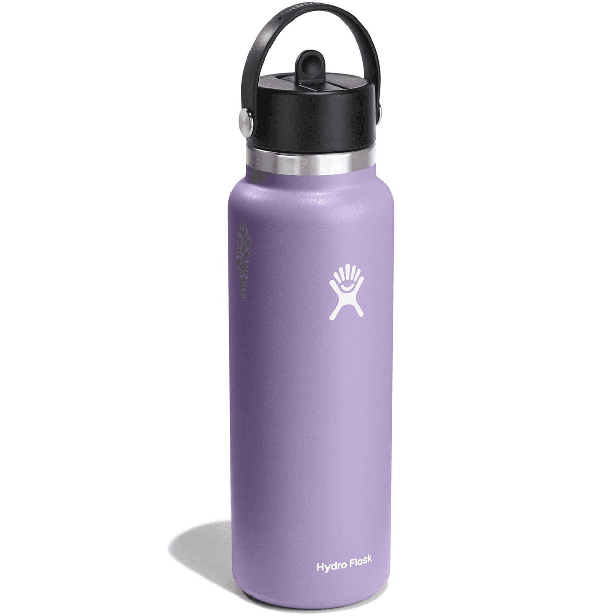 Hydro Flask Wide-Mouth Vacuum Water Bottle with Flex Straw Cap, 40 fl. oz. - Moonshadow image 2