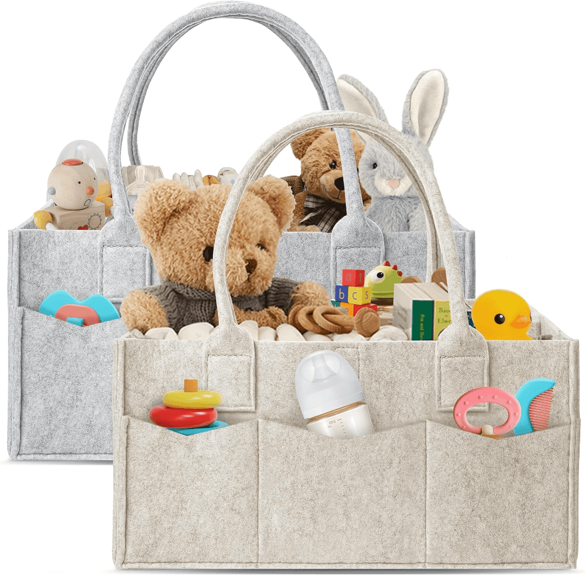 HIPHOP PANDA 2-Pack Diaper Caddy Organizer