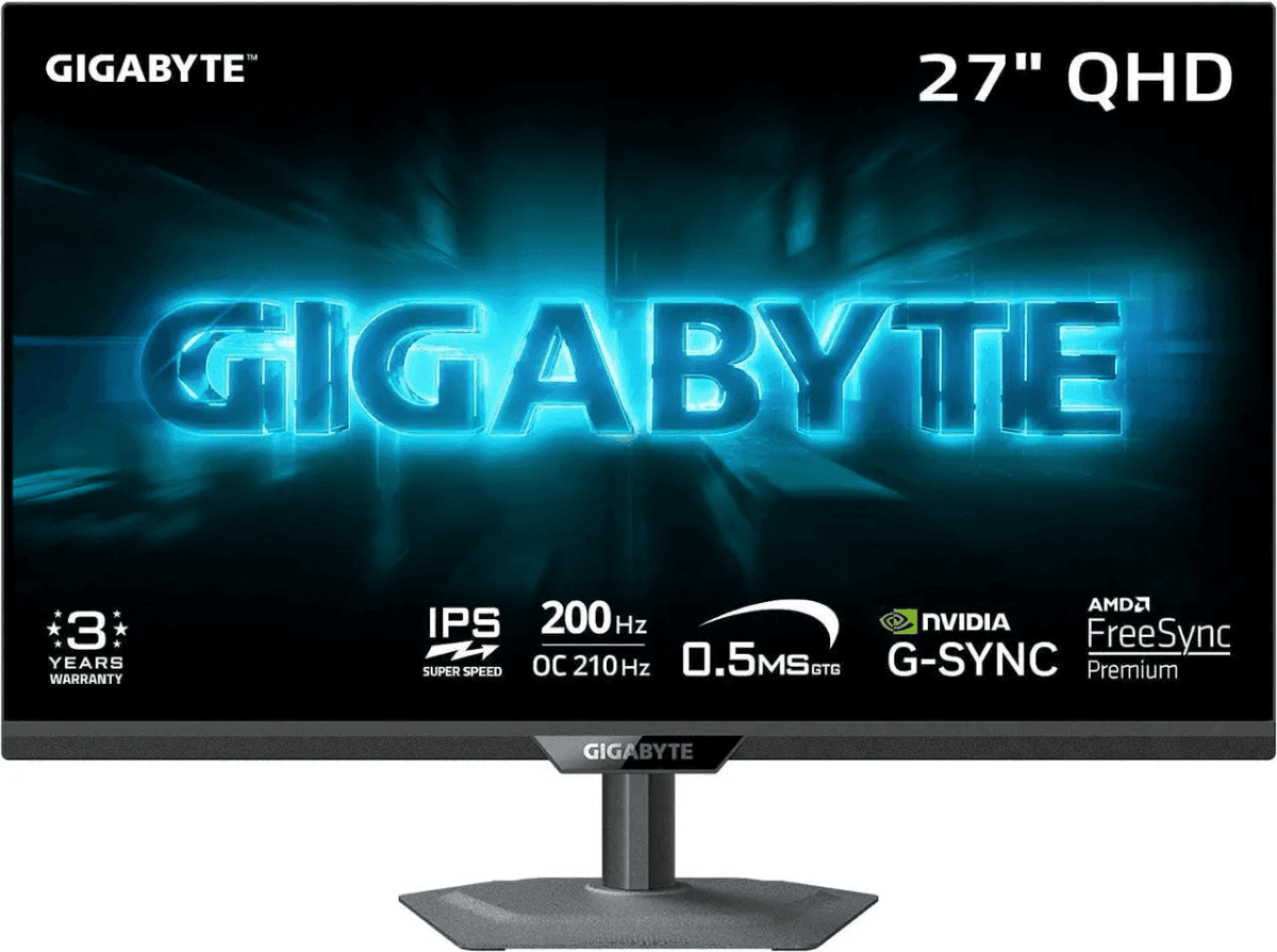 GIGABYTE G27Q20 27-inch QHD 200Hz IPS Gaming Monitor