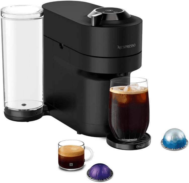 Nespresso Vertuo Pop+ Deluxe Coffee & Espresso Maker by De'Longhi - Black