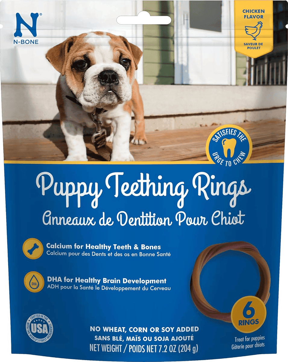 N-Bone Puppy Teething Rings, 6 Count for $8.50