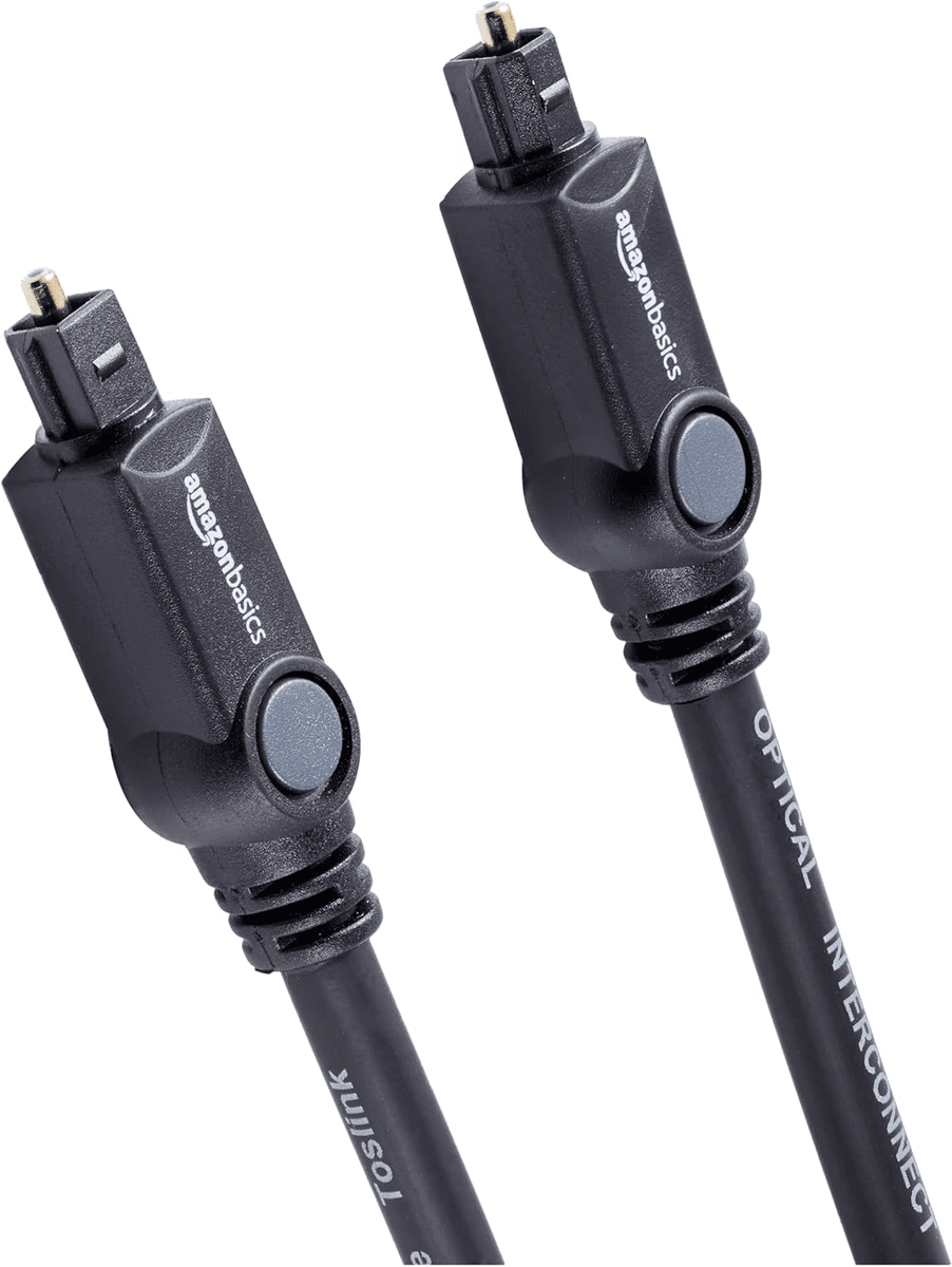 Amazon Basics 6-Foot Toslink Optical Audio Cable for $5.91