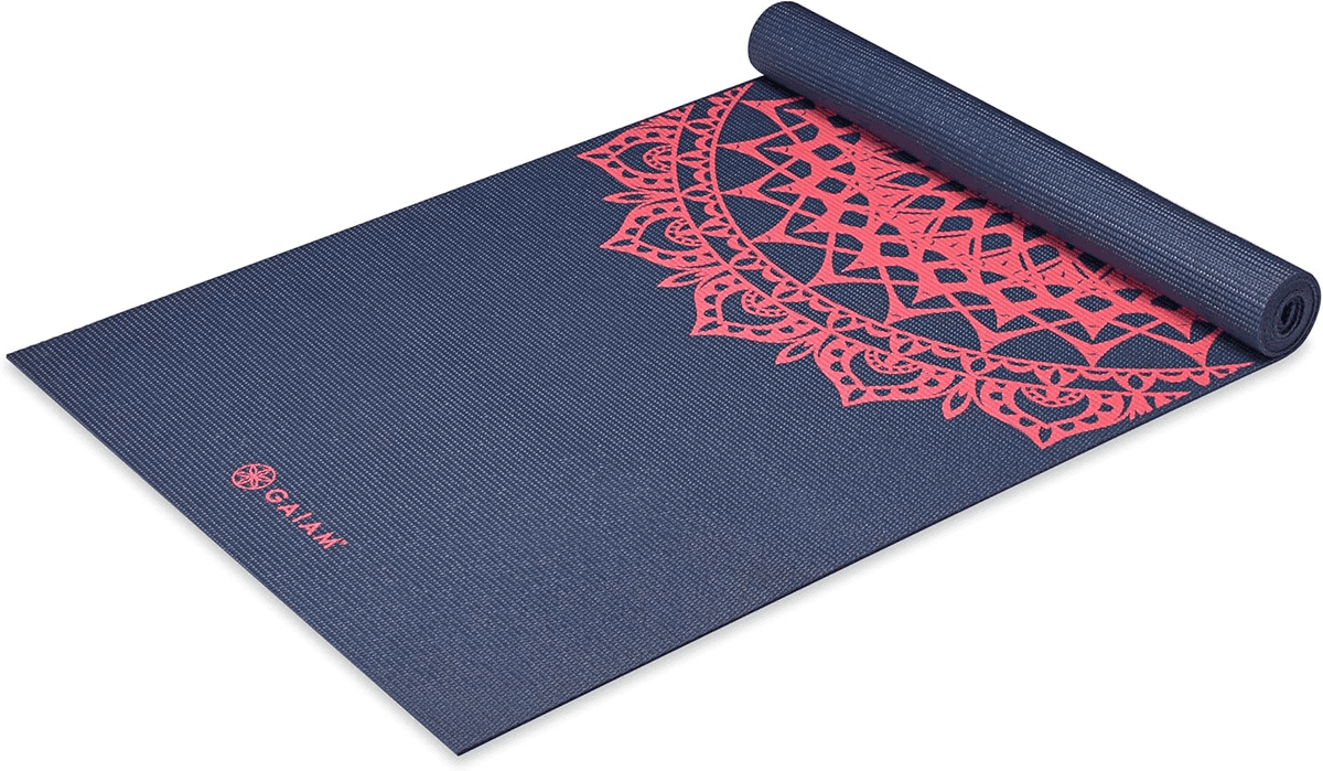 Gaiam Classic Print 4mm Yoga Mat for $17.48