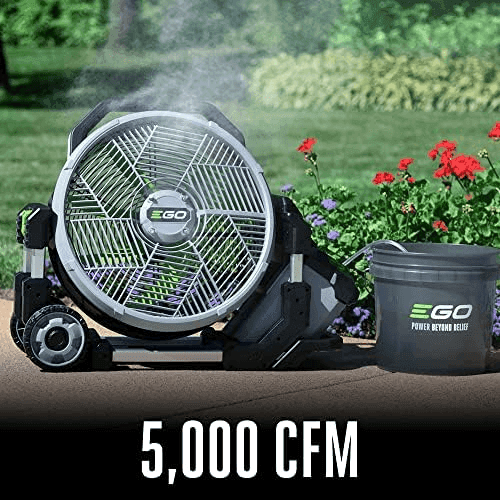 EGO POWER+ Portable Misting Fan, Outdoor Electric 18" 5 Speed Fan, Battery and Charger Not Included - FN1800 image 4