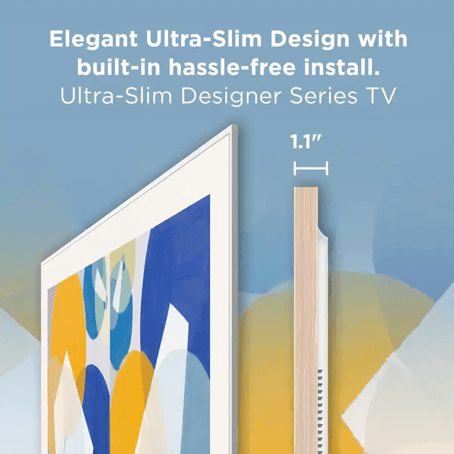TCL 65" A3G Designer Series 4K QLED Google TV with Flush Wall Mount image 2