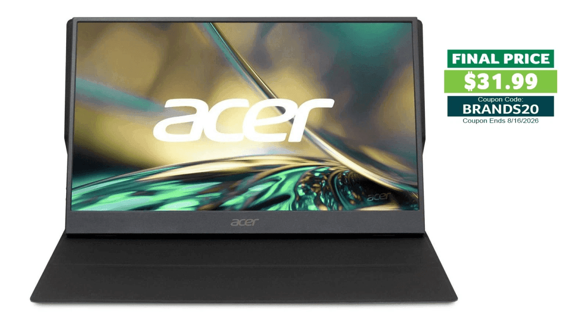 Acer PM161Q 15.6-Inch Portable Monitor — Certified Refurbished