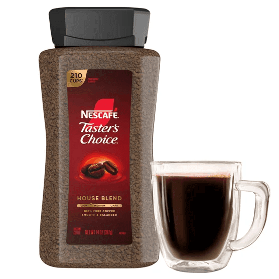 NESCAFE Taster's Choice Instant Coffee, House Blend, 14 oz image 3