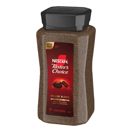 NESCAFE Taster's Choice Instant Coffee, House Blend, 14 oz image 2