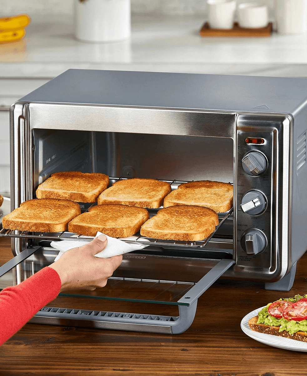 Black & Decker 6-Slice Crisp N Bake Air Fry Convection Oven image 3