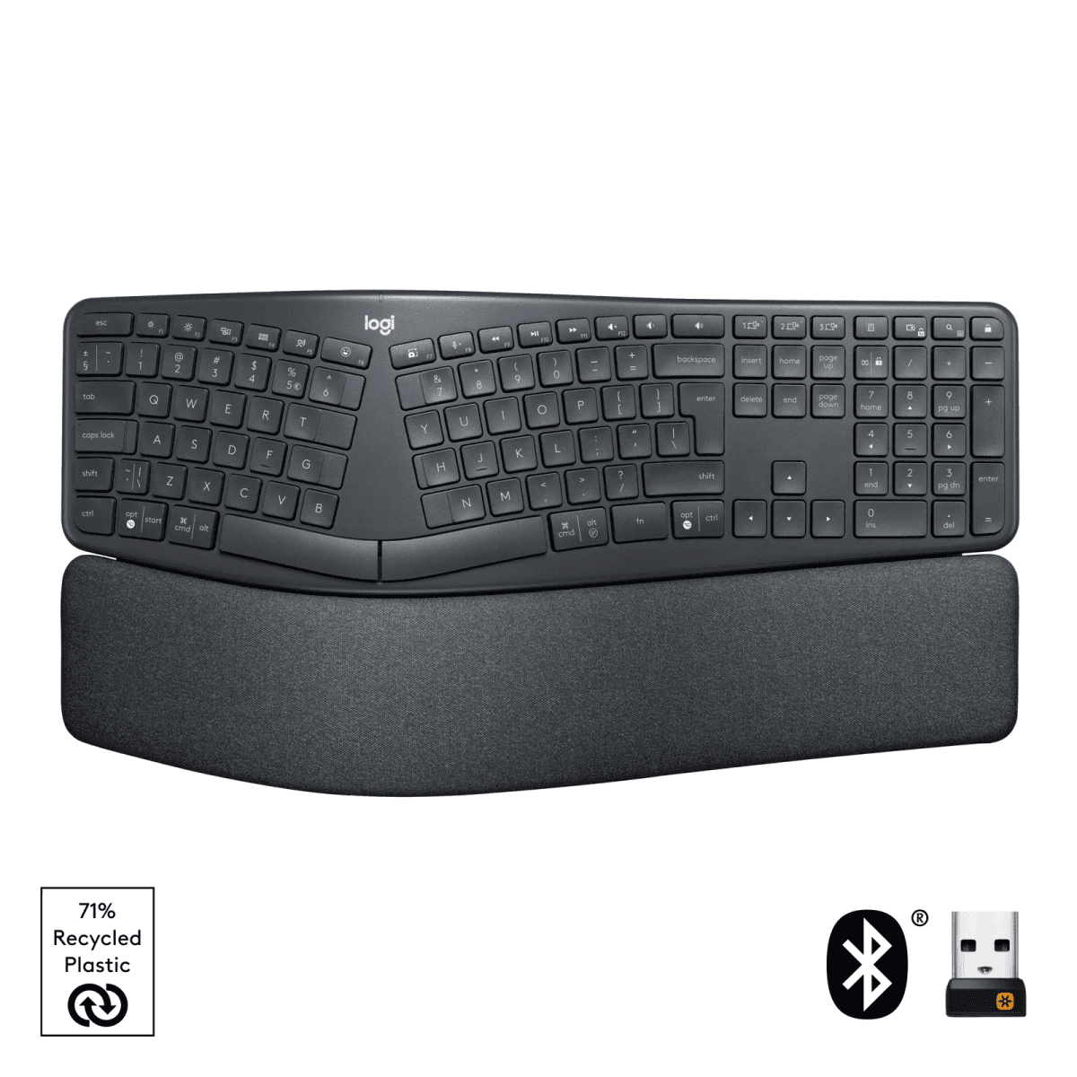 Certified Refurbished Logitech ERGO K860 Ergonomic Keyboard