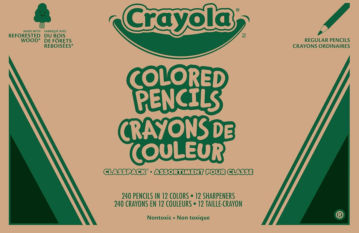 Crayola Colored Pencils Classpack 240 Count
