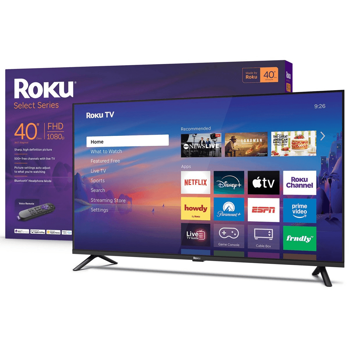Roku 40-Inch Select Series 1080p Full HD Smart TV for $129.99