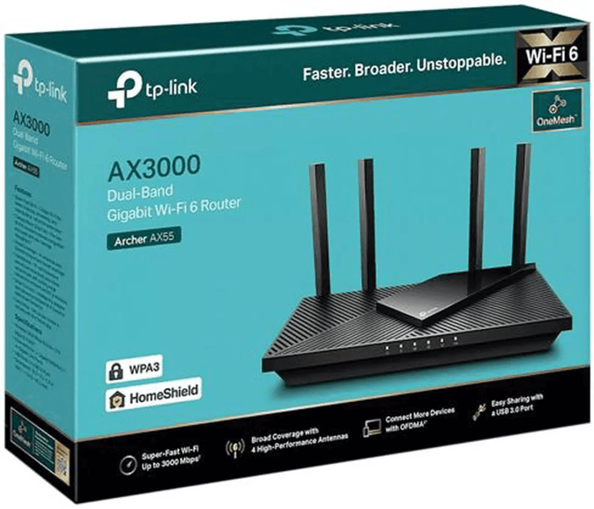 TP-Link Archer AX55 AX3000 WiFi 6 Smart Router image 5