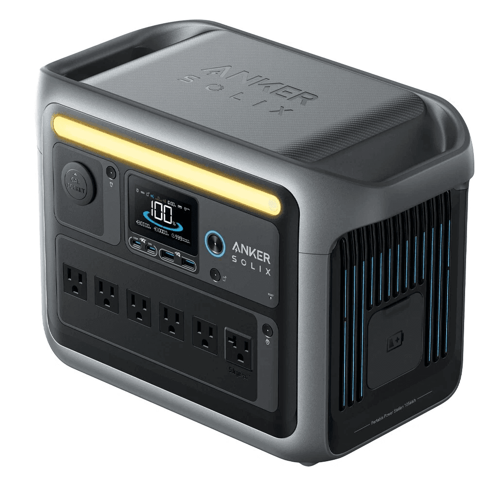 Anker SOLIX C1000X Portable Power Station 1800W, Certified Refurbished