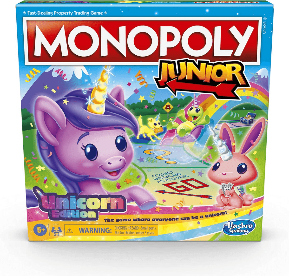 Monopoly Junior Unicorn Edition Board Game