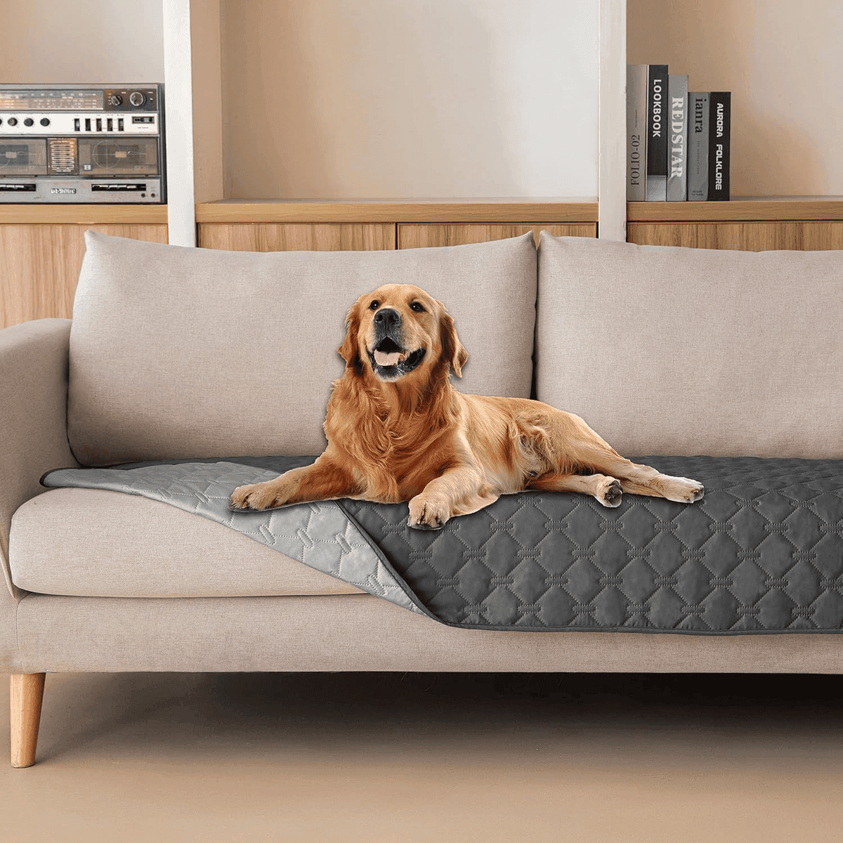 gogobunny Waterproof Reversible Dog Furniture Blanket 30 x 70 Inch
