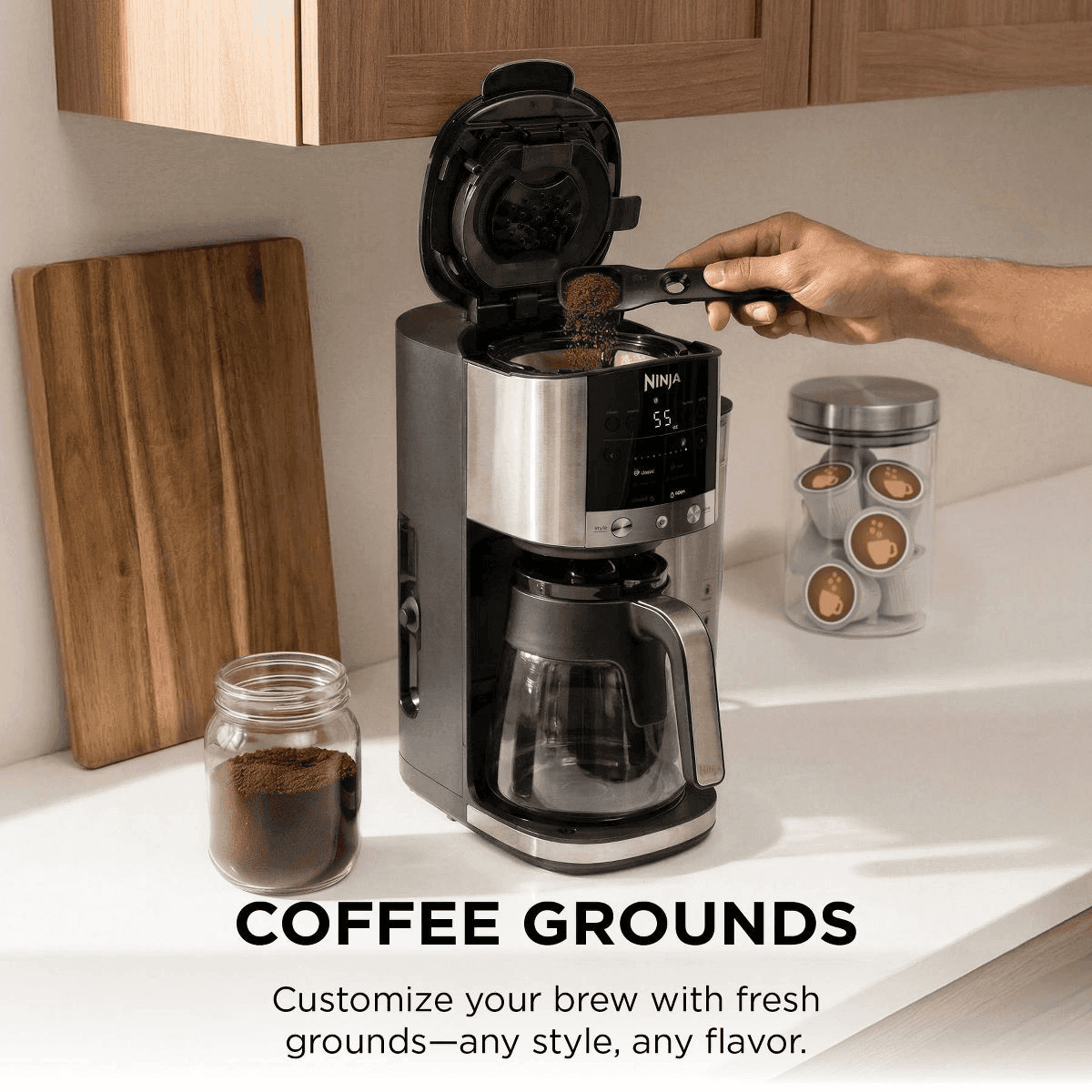 Ninja DualBrew GP161 Coffee Grounds & Pods Coffee Maker image 3