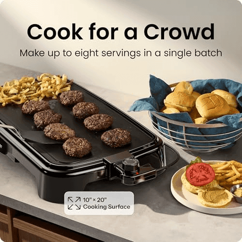 Chefman XL 10 x 20-Inch Electric Griddle image 2