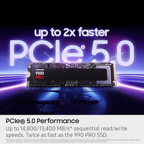 Samsung 9100 PRO 1TB PCIe 5.0 NVMe SSD image 4