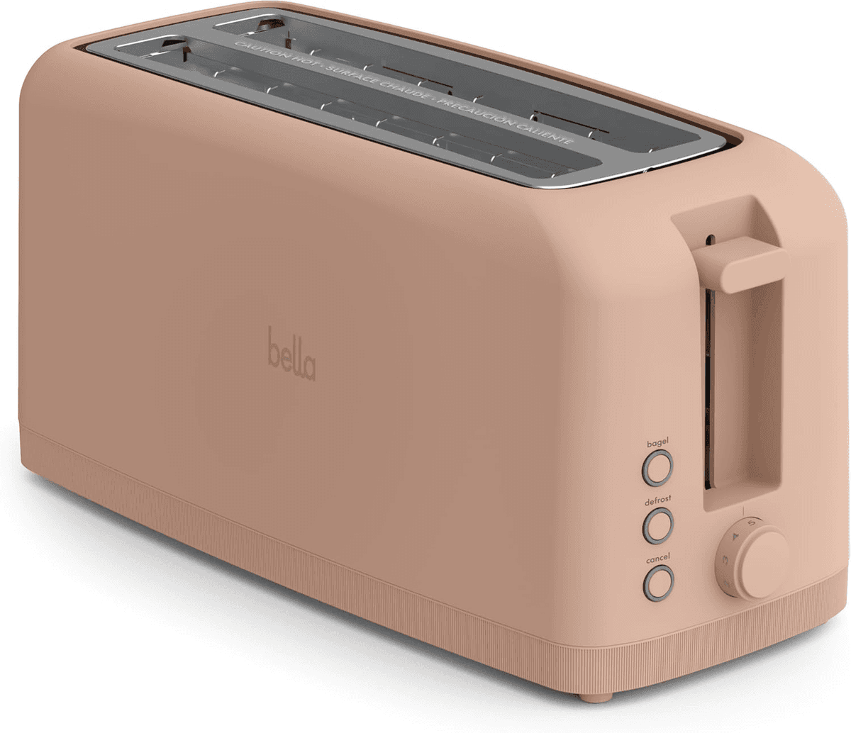 bella Fits-Anywhere Slim 4-Slice Toaster, Blossom