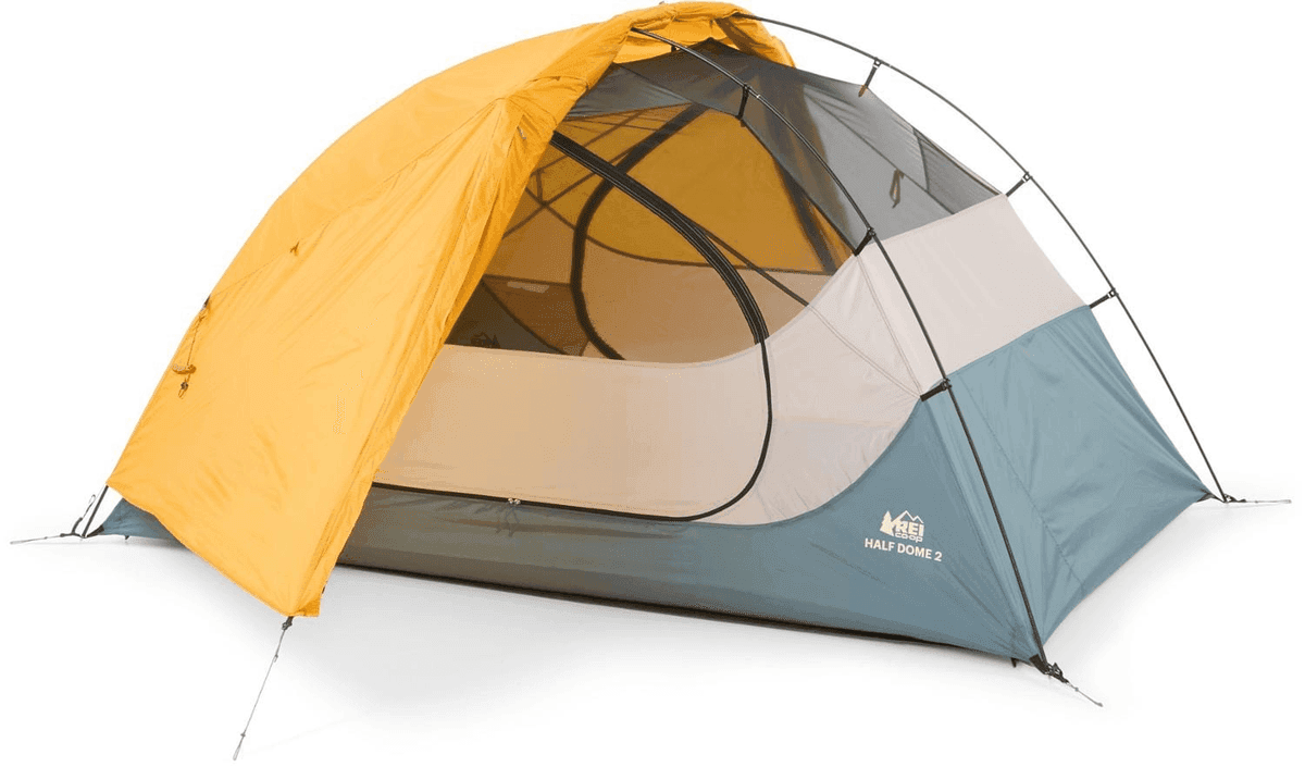 REI Co-op Half Dome 2 Tent with Footprint - Golden Sulphur image 4