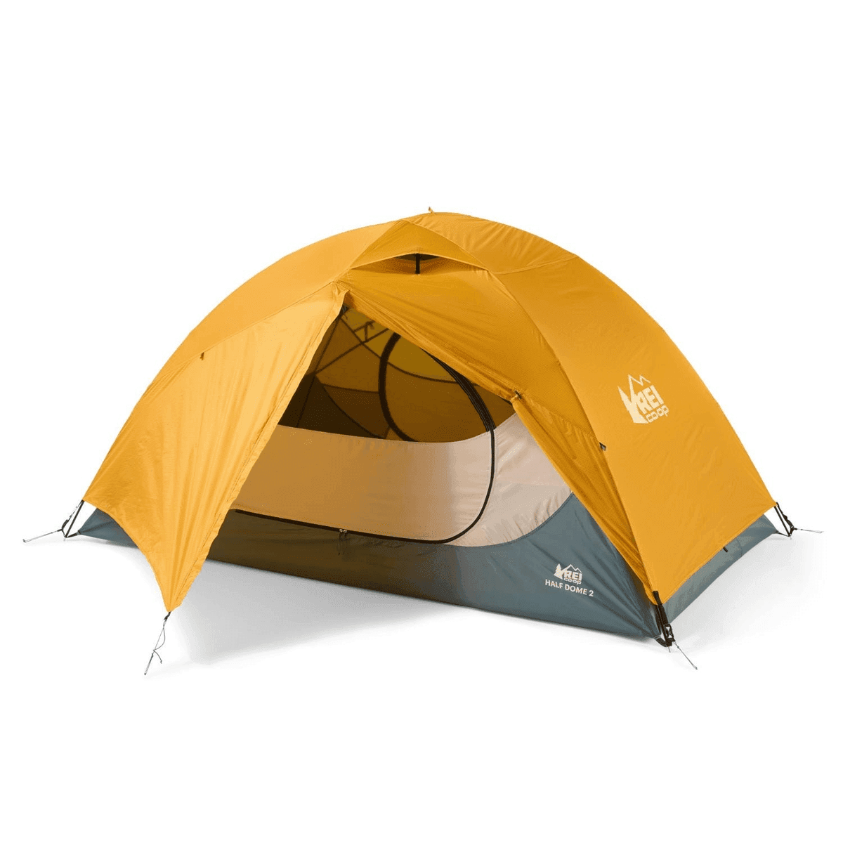 REI Co-op Half Dome 2 Tent with Footprint - Golden Sulphur