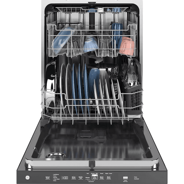 GE 24-in Top Control Dishwasher with Third Rack - $619 image 2
