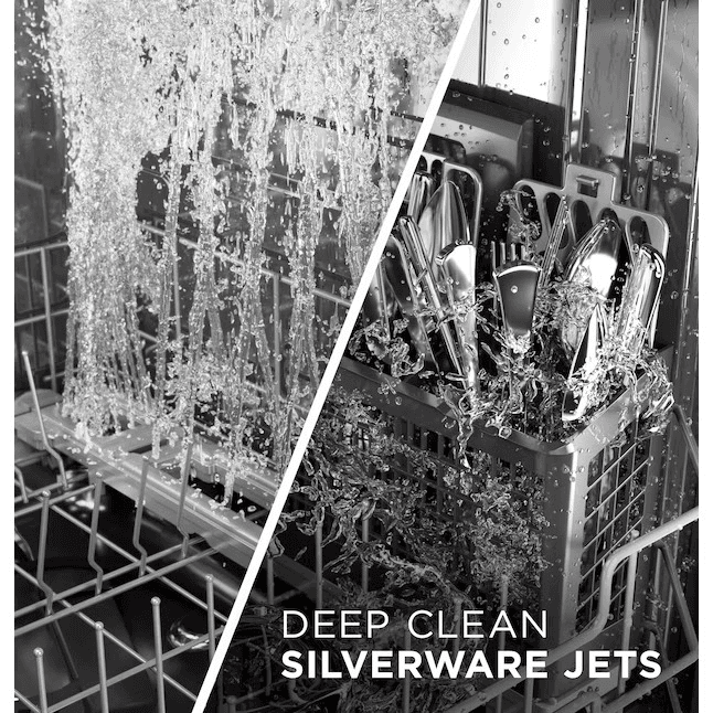 GE 24-in Top Control Dishwasher with Third Rack - $619 image 3