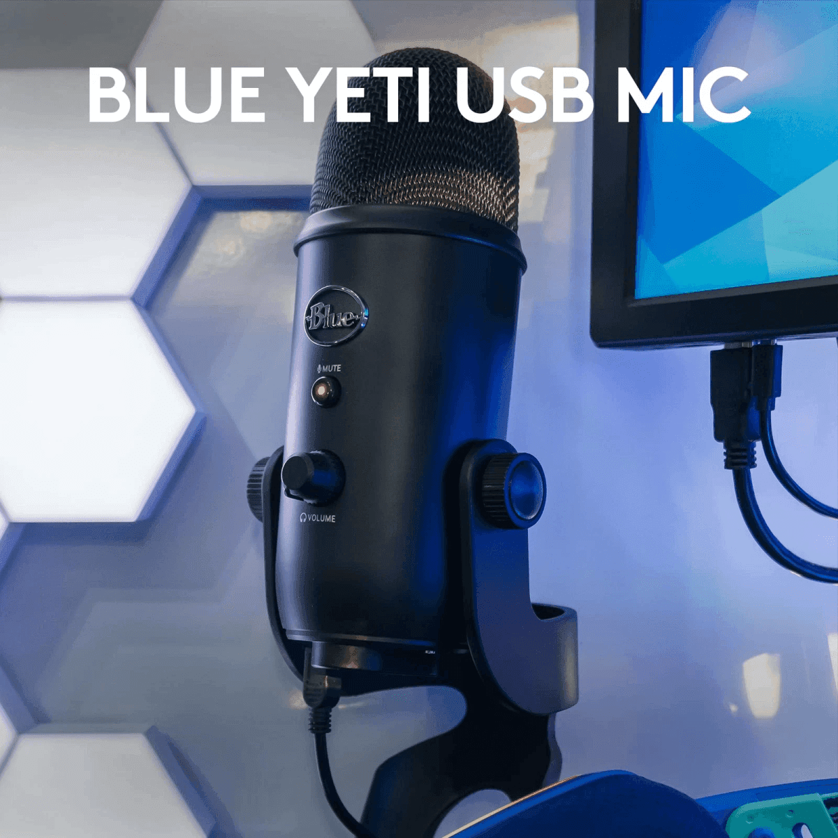 Open-Box Logitech Blue Yeti USB Microphone Streaming Kit - $60 image 3