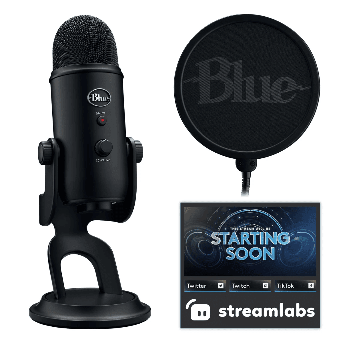 Open-Box Logitech Blue Yeti USB Microphone Streaming Kit - $60 image 2