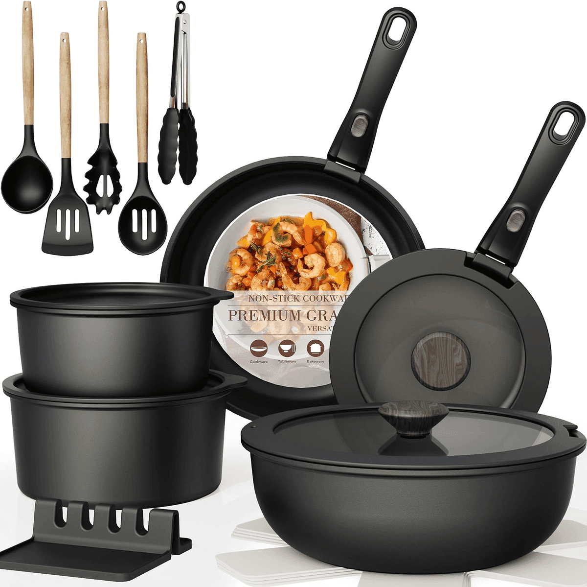 Astercook 21-Piece Nonstick Cookware Set - $59.97
