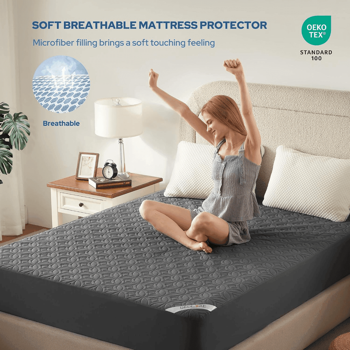 BEDLORE King Waterproof Mattress Protector - $26.39 image 3