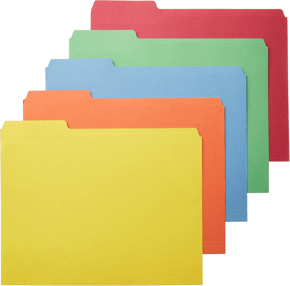 Amazon Basics Assorted Letter File Folders 100-Pack - $18.43