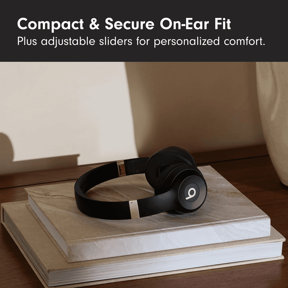 Beats Solo 4 Wireless Headphones, Black & Gold - $129.95 image 3