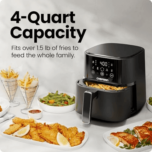 Chefman 4-Quart Digital Air Fryer image 4