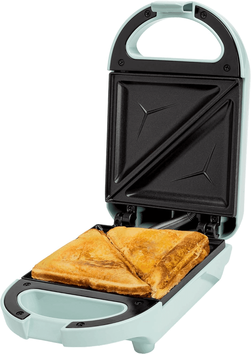 Tasty Mini 600W Sandwich Maker in Aqua