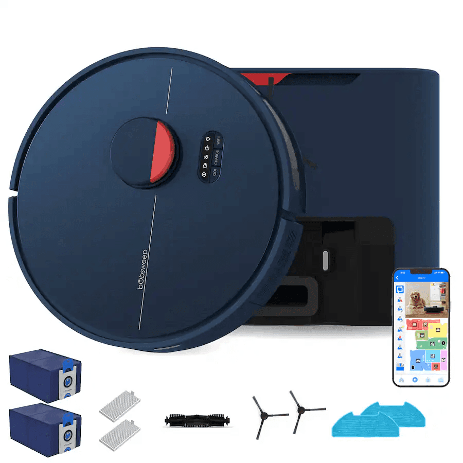 bObsweep Dustin Robot Vacuum and Mop with Auto-Empty Dock