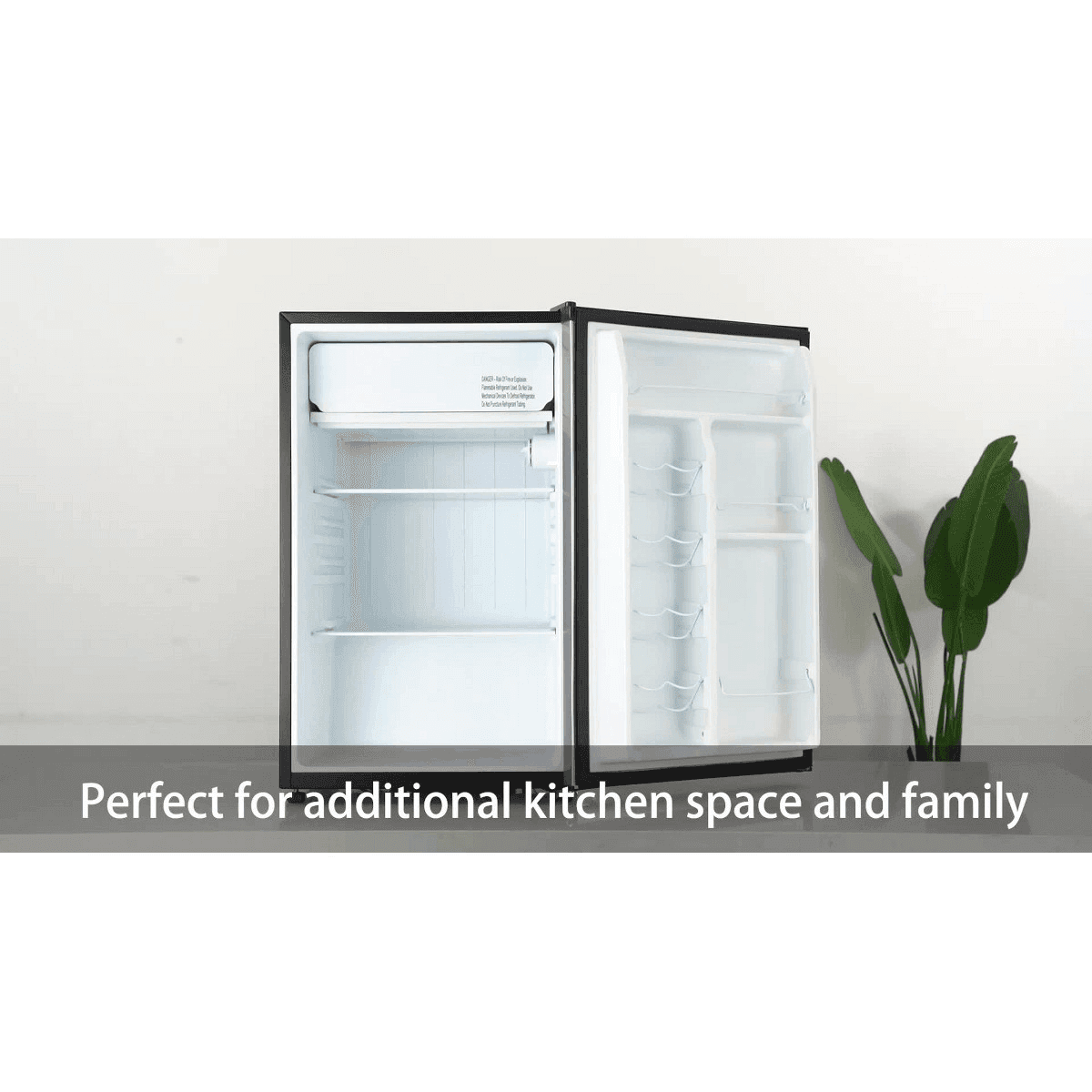 Whirlpool 4.3 cu. ft. Mini Refrigerator - Stainless Steel image 2