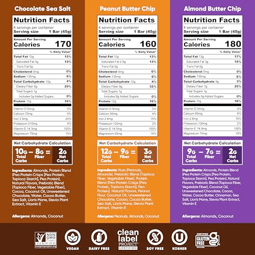 IQBAR Chocolate Lovers Variety Protein Bars - 12 Count image 5