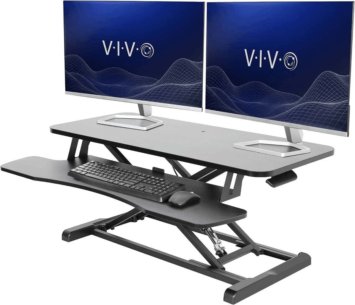 VIVO 36-Inch Standing Desk Converter - Black