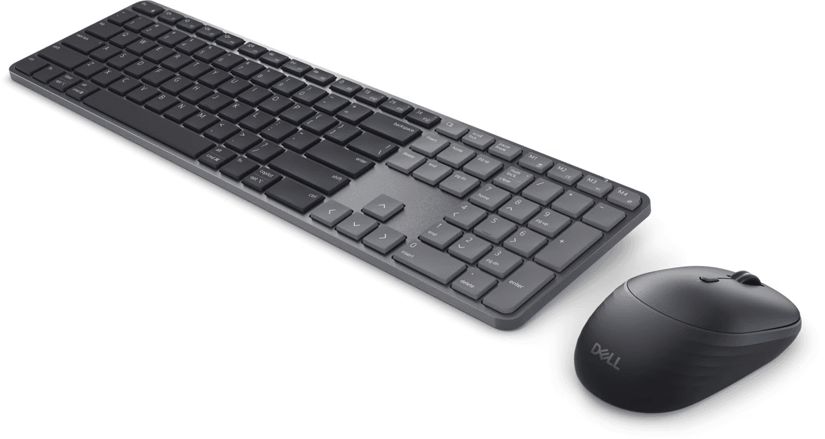 Dell Pro 7 Slim Wireless Keyboard and Mouse KM726 - Dual OS