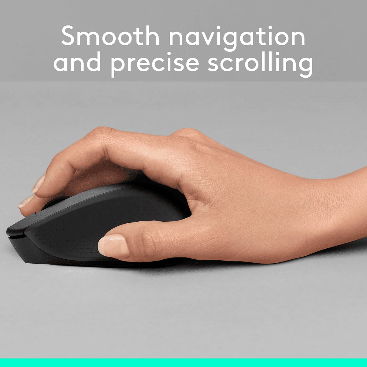 Logitech M330 Silent Plus Wireless Mouse - Black image 4